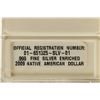 Image 3 : 2009 NATIVE AMERICAN DOLLAR .999 FINE SILVER