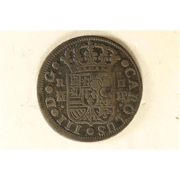 1761 JP SPAIN SILVER 2 REALES