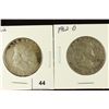 Image 1 : 1962 & 1962-D FRANKLIN HALF DOLLARS