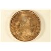 Image 1 : 1 1/4'' BRONZE TOKEN 1845 TEXAS PENNY "THE ALAMO"