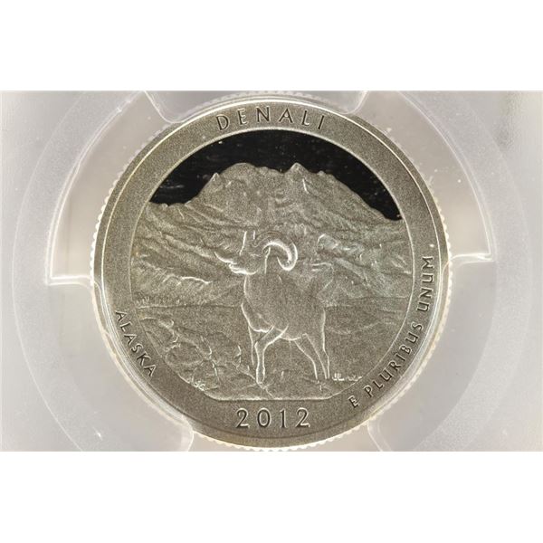 2012-S SILVER DENALI N.P. QUARTER PCGS PR69 DCAM