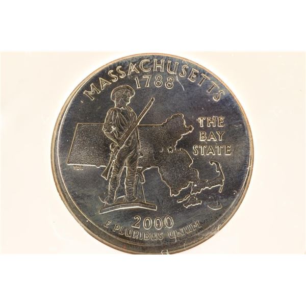 ERROR 2000-P MASSACHUSETTS QUARTER PARTIAL