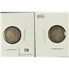 Image 1 : 1904 & 1906 BARBER DIMES BOTH ARE FINE