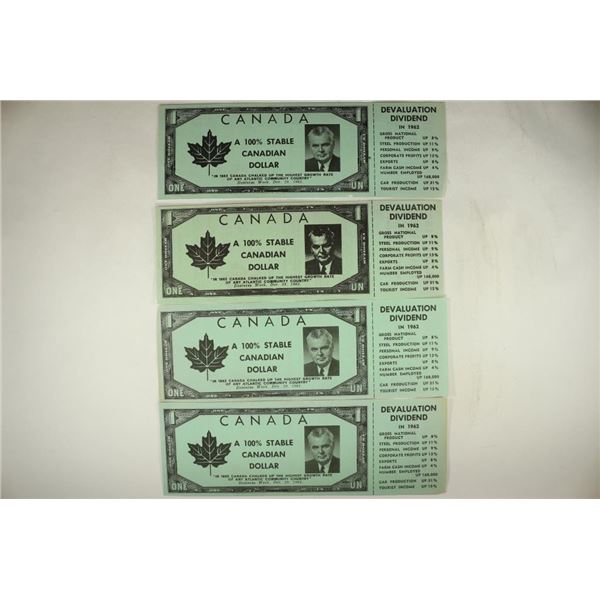 4-1962 CANADA 100% STABLE CANADIAN DOLLAR