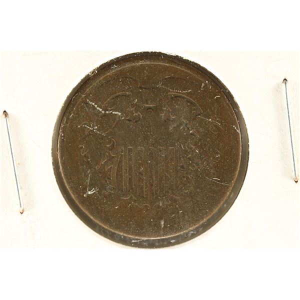 1869 US TWO CENT PIECE