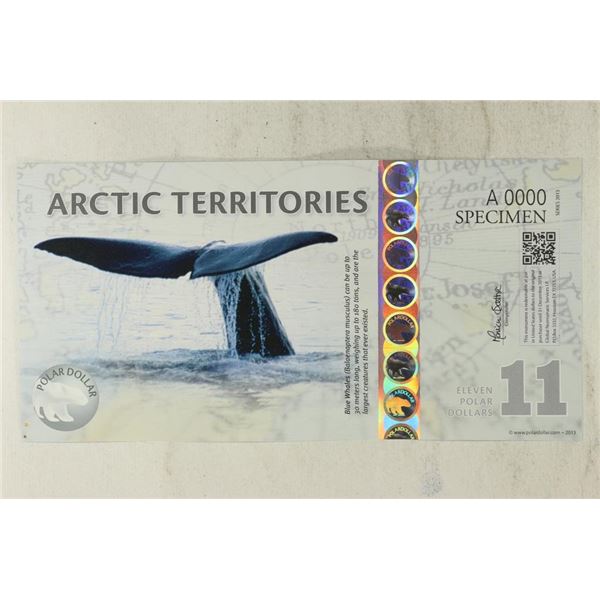 2013 ARCTIC TERRITORIES POLYMER 11 POLAR DOLLARS