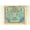 Image 1 : 1944 GERMANY 1 MARK MILITARY PAYMENT CERTIFICATE