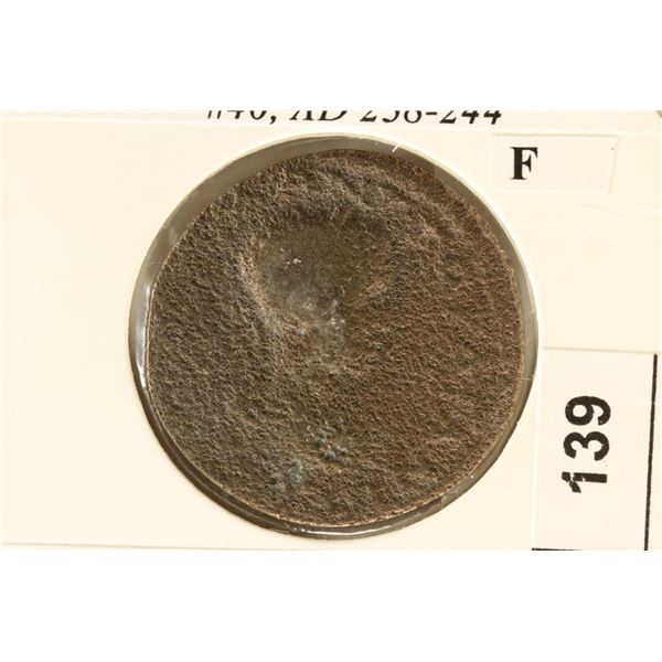 238-244 A.D. GORDIAN III ANCIENT COIN (FINE)