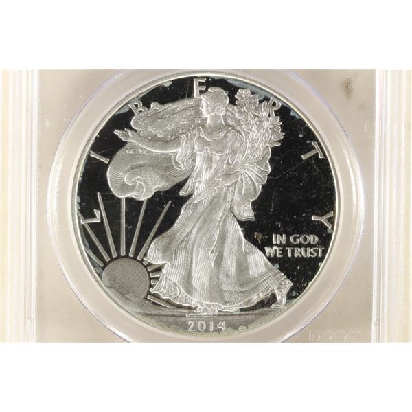 2014-W AMERICAN SILVER EAGLE PCGS PR70 DCAM