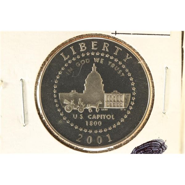 2001-P US CAPITOL PROOF HALF DOLLAR