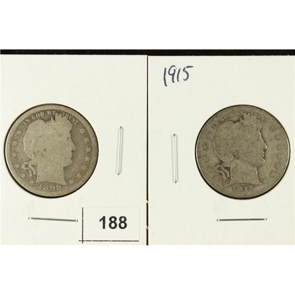 1899 & 1915 BARBER QUARTERS