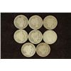 Image 1 : 8 ASSORTED BARBER DIMES 1900-1916