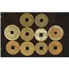 Image 2 : 10 ASSORTED VINTAGE ASIAN CASH COINS