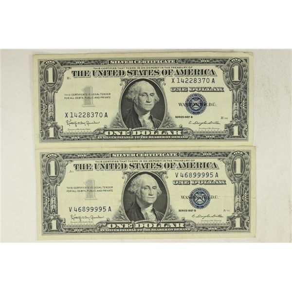 2-1957-B $1 SILVER CERTIFICATE BLUE SEAL