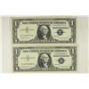 Image 1 : 2-1957-B $1 SILVER CERTIFICATE BLUE SEAL