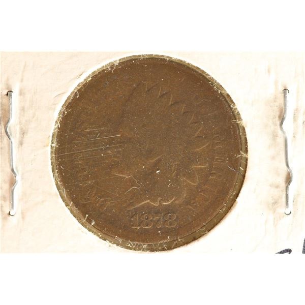 1878 INDIAN HEAD CENT (SEMI-KEY) (GOOD)