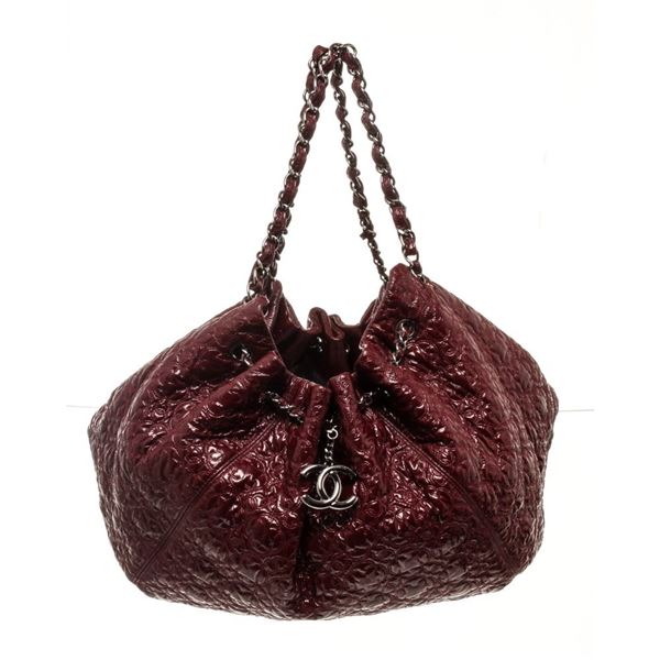 Authentic Chanel Faux Leather Shoulder Bag