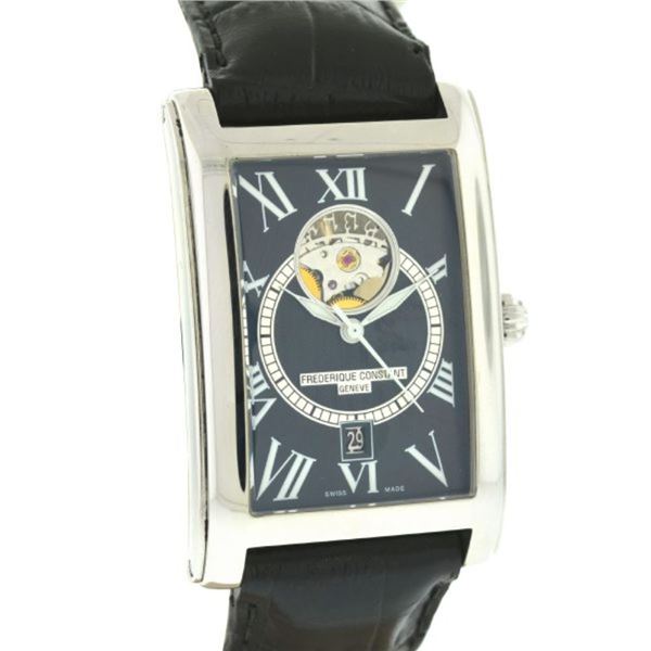 Authentic Frederique Constant Heart Beat Carrée Automatic Men’s Watch