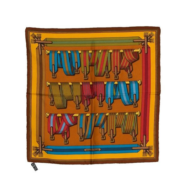 Authentic Hermes Silk Scarf