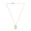 Image 2 : 18k Yellow Gold Three Heart Necklace