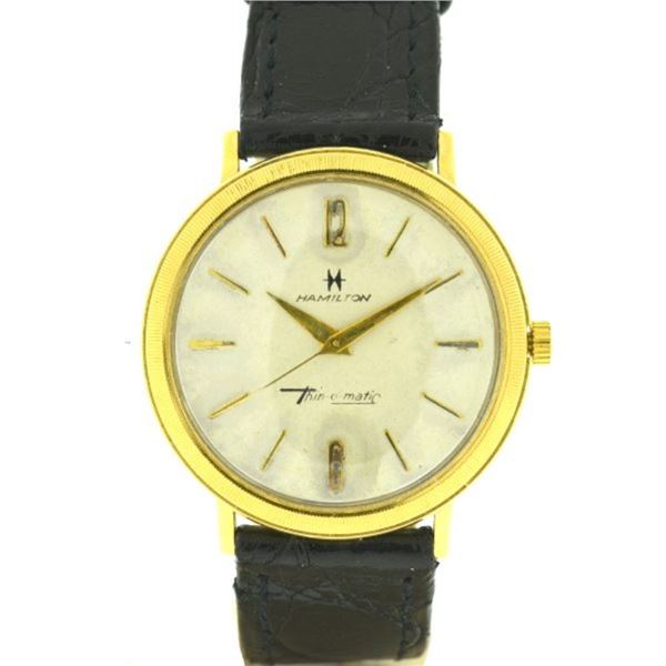 Authentic Hamilton 14k Yellow Gold Manual Wind Watch