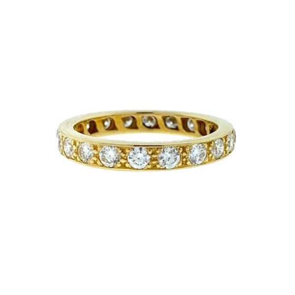 18k Yellow Gold Diamond Eternity Band