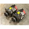 Image 1 : LOT OF (2) FANUC A06B-0143-B076 AC SERVO MOTOR
