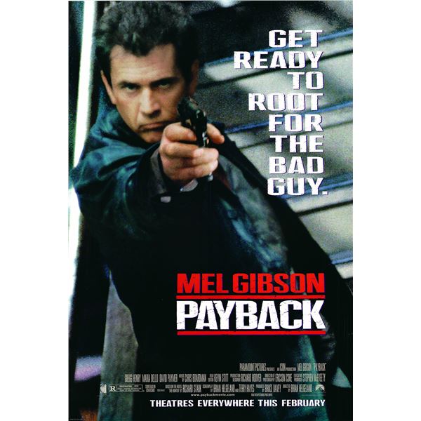Payback 1998 original one sheet movie poster