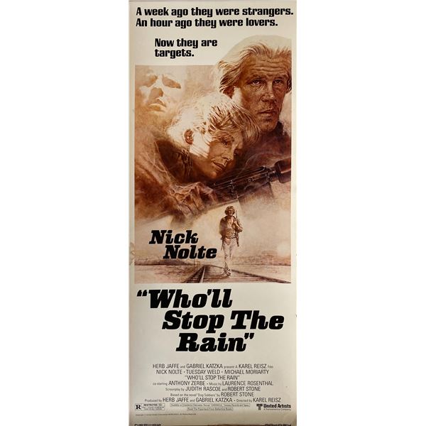 Who'll Stop the Rain 1978 original vintage insert card