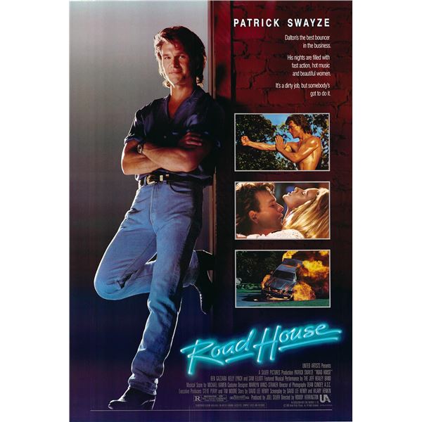 Road House 1989 original vintage one sheet movie poster