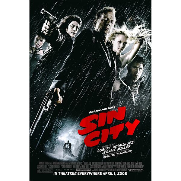 Sin City 2005 original one sheet movie poster