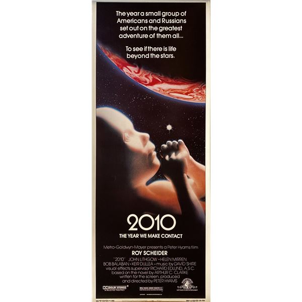 2010: The Year We Make Contact 1984 original vintage insert card