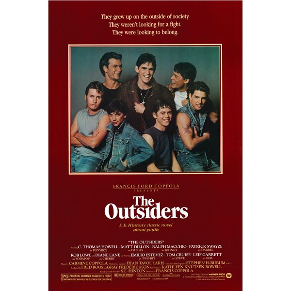 The Outsiders 1983 original vintage movie poster