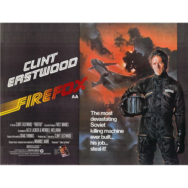 Firefox 1982 original British Quad Movie Poster