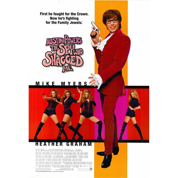 Austin Powers 2: The Spy who Shagged Me 1999 original one sheet poster