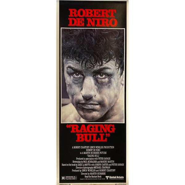 Raging Bull 1980 original vintage insert card