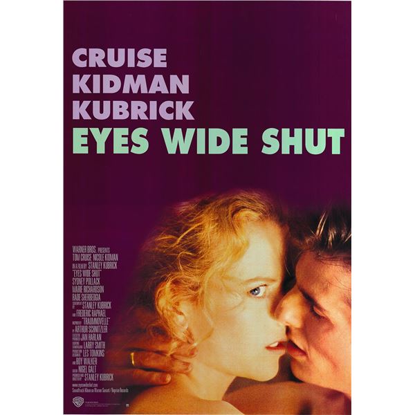 Eyes Wide Shut 1999 original international one sheet movie poster