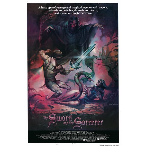 The Sword and the Sorcerer 1982 original vintage one sheet poster