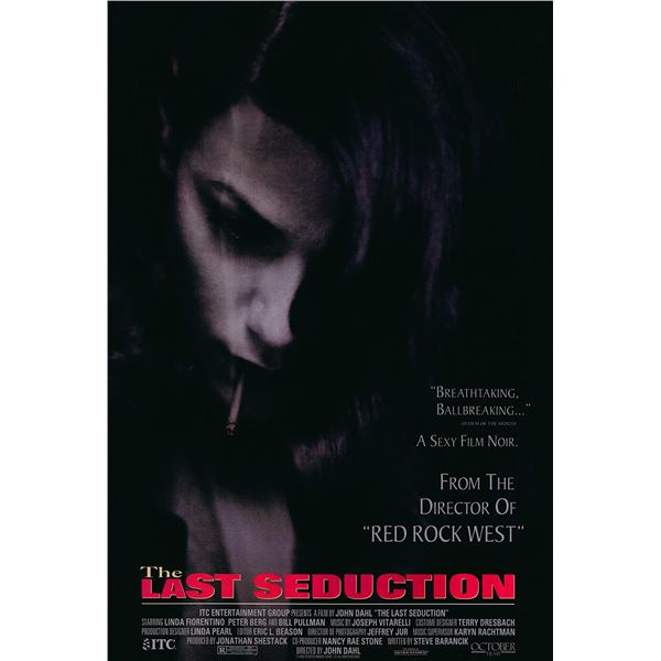 The Last Seduction 1994 original one sheet movie poster