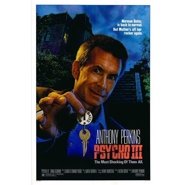 Psycho III 1986 original vintage movie poster