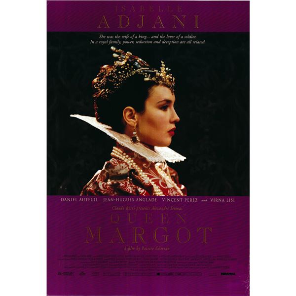 Queen Margot 1994 original one sheet movie poster