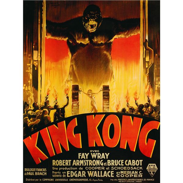 King Kong 1993 original French movie poster art