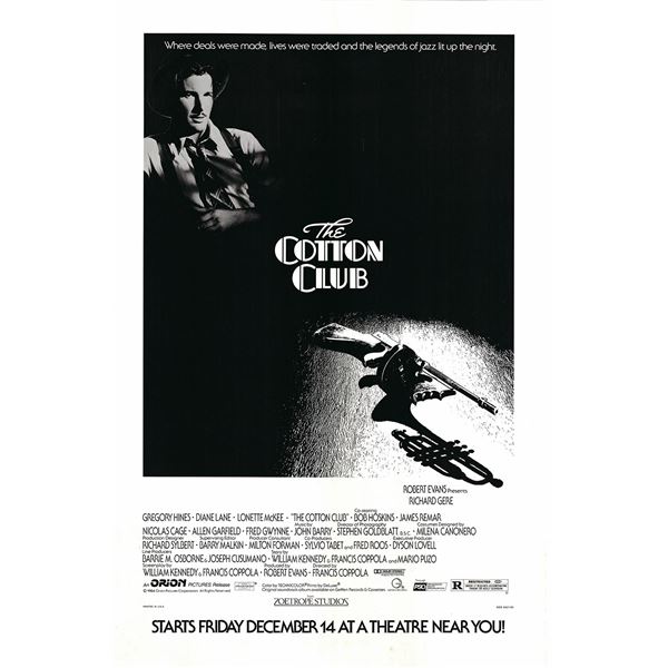 The Cotton Club 1984 original one sheet movie poster