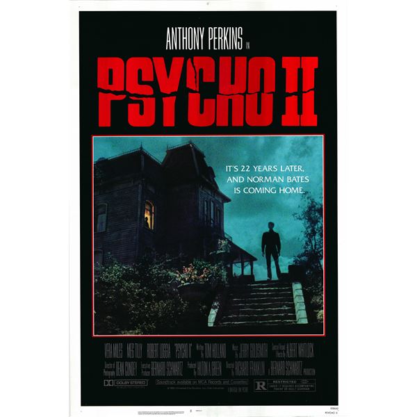Psycho II 1983 original vintage movie poster