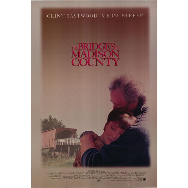 The Bridges of Madison County 1995 original one sheet movie poster