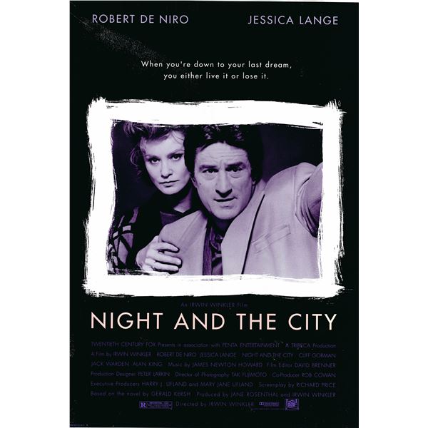 Night and the City 1992 original movie poster