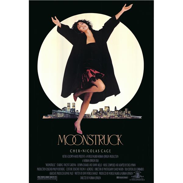 Moonstruck 1987 original vintage movie poster