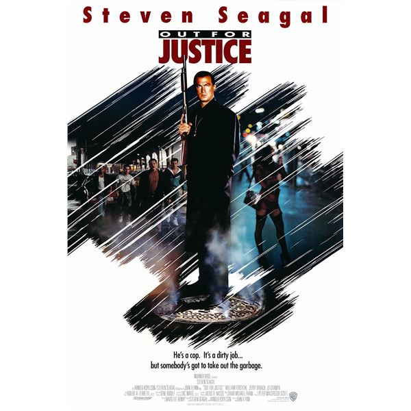 Out for Justice 1991 original one sheet movie poster