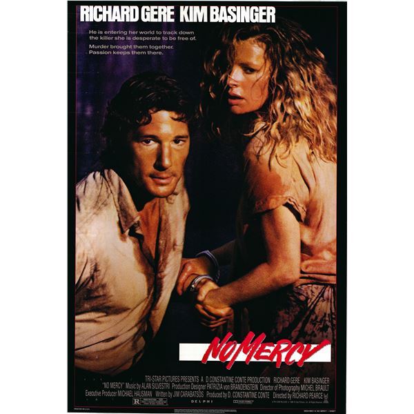 No Mercy 1986 original vintage movie poster