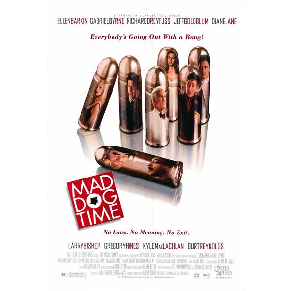 Mad Dog Time 1996 original one sheet movie poster